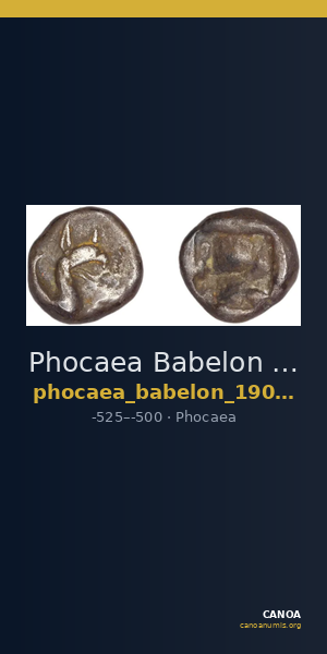 Phocaea Babelon 1907 522 — CANOA