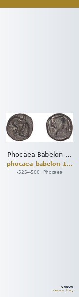 Phocaea Babelon 1907 523-9 — CANOA