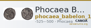 Phocaea Babelon 1907 523-9 — CANOA