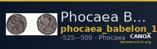 Phocaea Babelon 1907 523-9 — CANOA