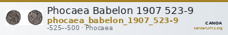 Phocaea Babelon 1907 523-9 — CANOA