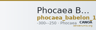Phocaea Babelon 1910 2051-2 — CANOA