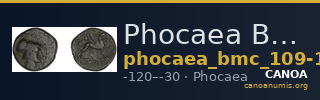Phocaea BMC Phocaea 109-13 — CANOA