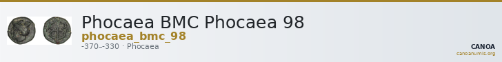 Phocaea BMC Phocaea 98 — CANOA