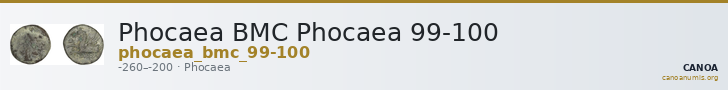 Phocaea BMC Phocaea 99-100 — CANOA