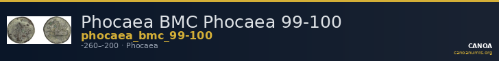 Phocaea BMC Phocaea 99-100 — CANOA