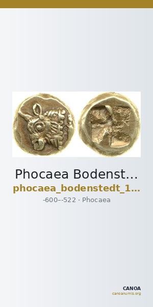 Phocaea Bodenstedt 1981 Series 1.10 — CANOA