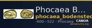Phocaea Bodenstedt 1981 Series 1.1.2 — CANOA