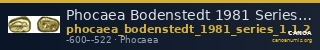 Phocaea Bodenstedt 1981 Series 1.1.2 — CANOA