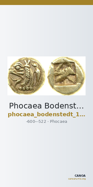 Phocaea Bodenstedt 1981 Series 1.12 — CANOA