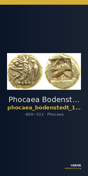 Phocaea Bodenstedt 1981 Series 1.12 — CANOA