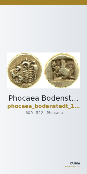 Phocaea Bodenstedt 1981 Series 1.13 — CANOA