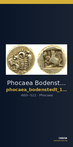 Phocaea Bodenstedt 1981 Series 1.13 — CANOA