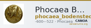 Phocaea Bodenstedt 1981 Series 1.16 — CANOA