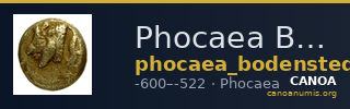 Phocaea Bodenstedt 1981 Series 1.16 — CANOA