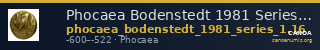 Phocaea Bodenstedt 1981 Series 1.16 — CANOA