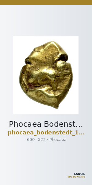 Phocaea Bodenstedt 1981 Series 1.1.6 — CANOA