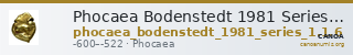 Phocaea Bodenstedt 1981 Series 1.1.6 — CANOA