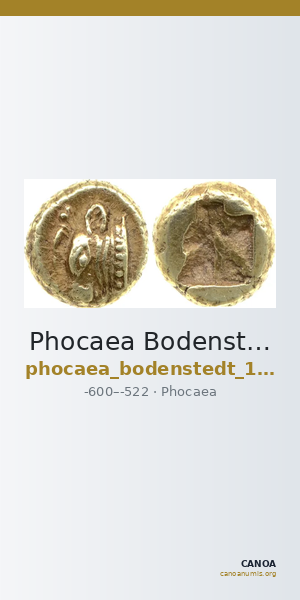 Phocaea Bodenstedt 1981 Series 1.21 — CANOA