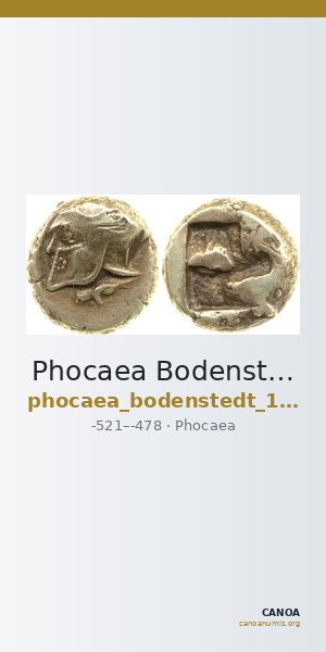 Phocaea Bodenstedt 1981 Series 2.30 — CANOA