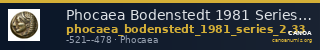 Phocaea Bodenstedt 1981 Series 2.33 — CANOA