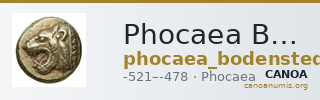 Phocaea Bodenstedt 1981 Series 2.38 — CANOA