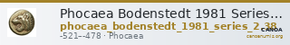 Phocaea Bodenstedt 1981 Series 2.38 — CANOA