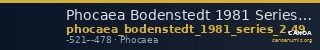Phocaea Bodenstedt 1981 Series 2.49 — CANOA