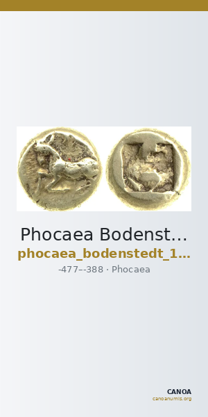Phocaea Bodenstedt 1981 Series 3.57 — CANOA