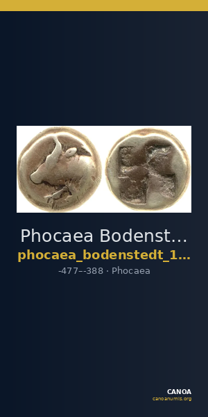 Phocaea Bodenstedt 1981 Series 3.58 — CANOA