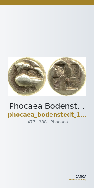 Phocaea Bodenstedt 1981 Series 3.61 — CANOA
