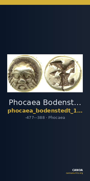 Phocaea Bodenstedt 1981 Series 3.67 — CANOA