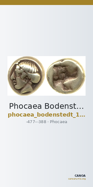 Phocaea Bodenstedt 1981 Series 3.71 — CANOA