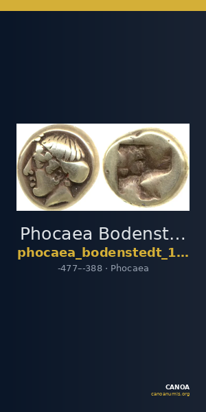 Phocaea Bodenstedt 1981 Series 3.71 — CANOA