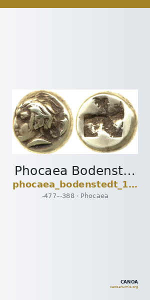 Phocaea Bodenstedt 1981 Series 3.77 — CANOA