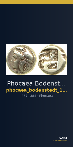 Phocaea Bodenstedt 1981 Series 3.84 — CANOA