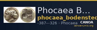 Phocaea Bodenstedt 1981 Series 4.102 — CANOA