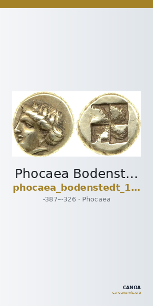 Phocaea Bodenstedt 1981 Series 4.109.1 — CANOA
