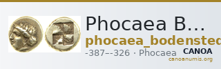 Phocaea Bodenstedt 1981 Series 4.109.1 — CANOA