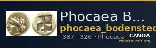 Phocaea Bodenstedt 1981 Series 4.109.1 — CANOA