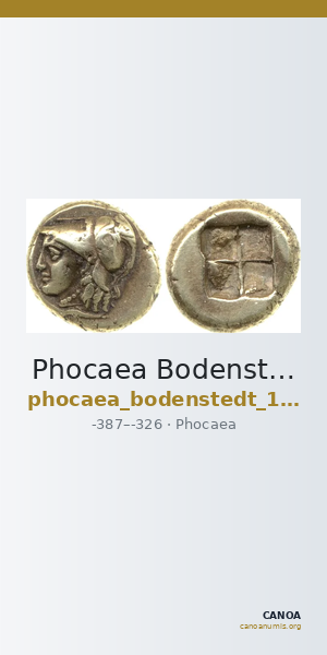 Phocaea Bodenstedt 1981 Series 4.111 — CANOA