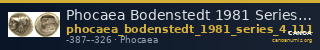 Phocaea Bodenstedt 1981 Series 4.111 — CANOA