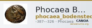 Phocaea Bodenstedt 1981 Series 4.112 — CANOA
