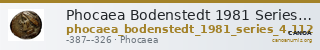 Phocaea Bodenstedt 1981 Series 4.112 — CANOA