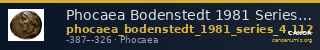 Phocaea Bodenstedt 1981 Series 4.112 — CANOA