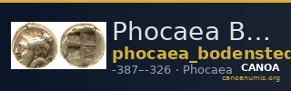 Phocaea Bodenstedt 1981 Series 4.99 — CANOA