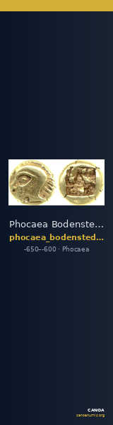 Phocaea Bodenstedt 1981 Series E. 3 — CANOA