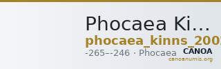 Phocaea Kinns 2002 1-12 — CANOA