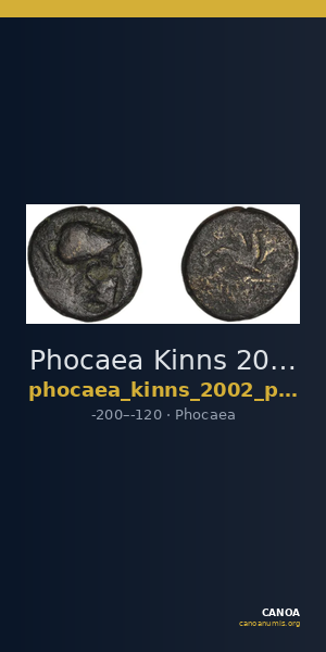 Phocaea Kinns 2002 Pl. 6, J — CANOA