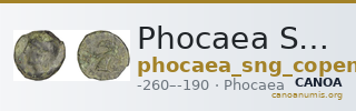 Phocaea SNG Copenhagen Phocaea 1034-1035 — CANOA